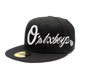 OTXBOYZ NEW ERA HAT: BLACK/WHITE