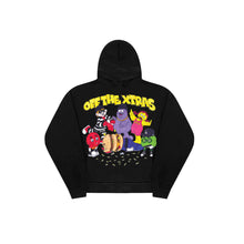 Load image into Gallery viewer, TRAPPY MEAL PULLOVER HOODY: BLACK