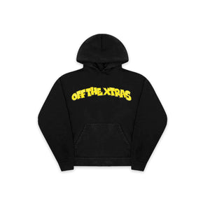 TRAPPY MEAL PULLOVER HOODY: BLACK