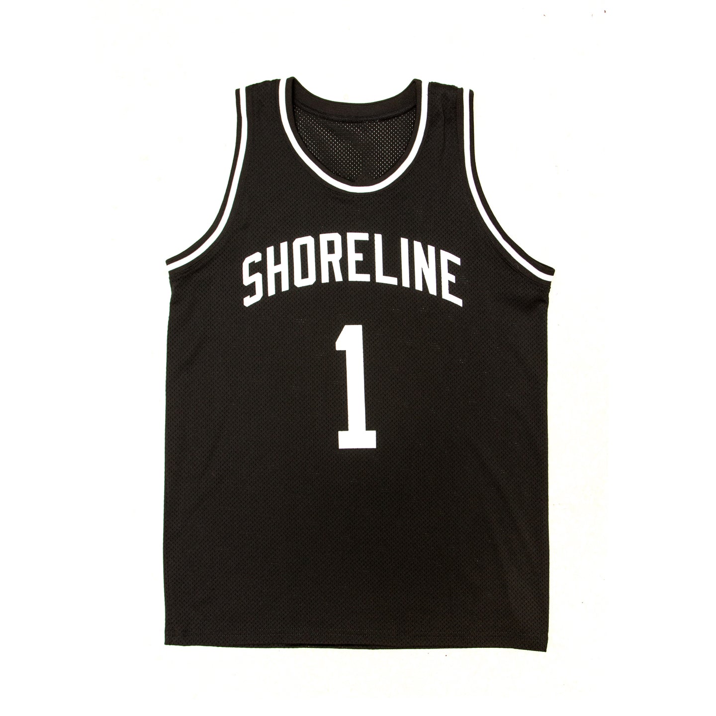 SHORELINE MAFIA - MESH BASKETBALL JERSEY: BLACK