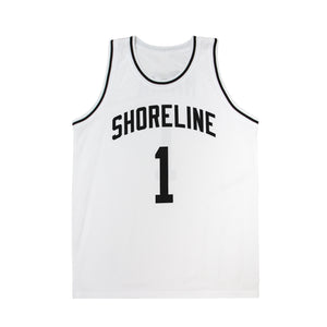 SHORELINE MAFIA - MESH BASKETBALL JERSEY: WHITE