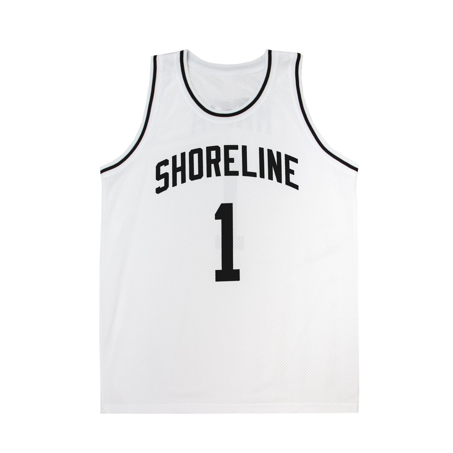 SHORELINE MAFIA - MESH BASKETBALL JERSEY: WHITE