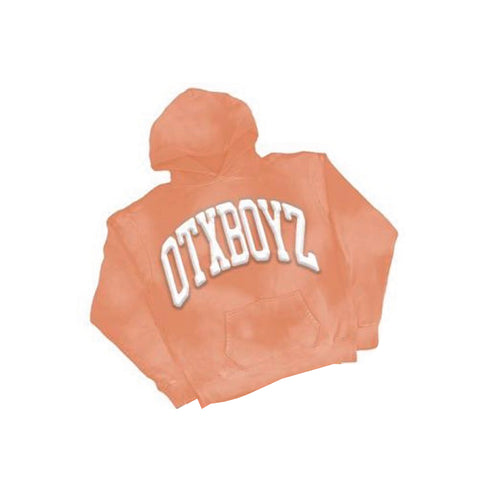VINTAGE COLLEGE HOODY: PEACH