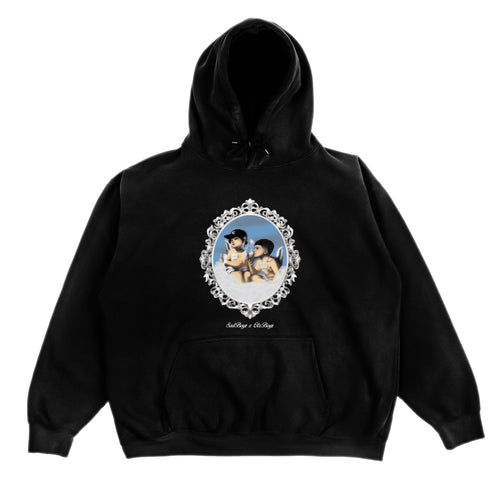 CHERUB PULLOVER HOODY: BLACK