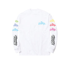 Load image into Gallery viewer, THROWIE LONG SLEEVE TEE: WHITE