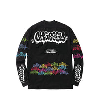 Load image into Gallery viewer, THROWIE LONG SLEEVE TEE: BLACK