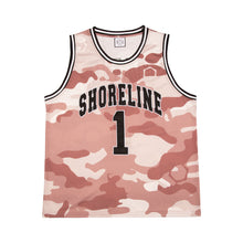 Load image into Gallery viewer, SHORELINE BASKETBALL JERSEY: DESERT CAMO