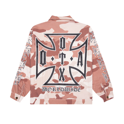 CHOPPA COACH JACKET: DESERT CAMO