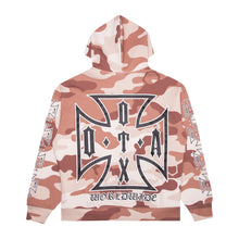 Load image into Gallery viewer, CHOPPA ZIP UP HOODIE: DESERT CAMO