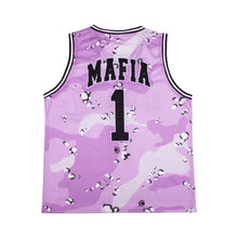Load image into Gallery viewer, SHORELINE BASKETBALL JERSEY: PURPLE CAMO