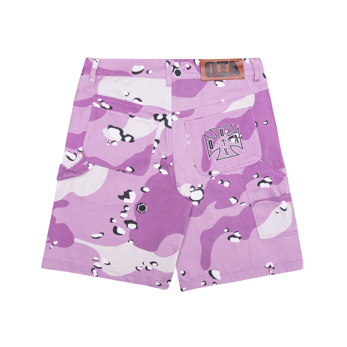 CHOPPA CARPENTER SHORTS: PURPLE CAMO