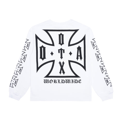 CHOPPA LONG SLEEVE TEE: WHITE