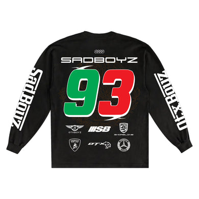 F1 LONG SLEEVE TEE: BLACK