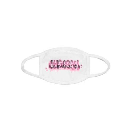 BURBERRY THROWIE FACE MASK: WHITE