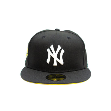 NEW ERA NY BLOCK CAP: BLACK/YELLOW