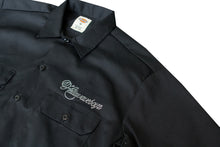 Load image into Gallery viewer, RHINESTONE DICKIES WORK SHIRT: BLACK