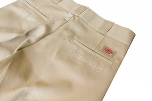 RHINESTONE DICKIES PANTS: KHAKI