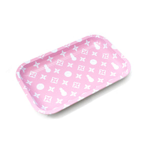 PATTERN ROLLING TRAY: PINK