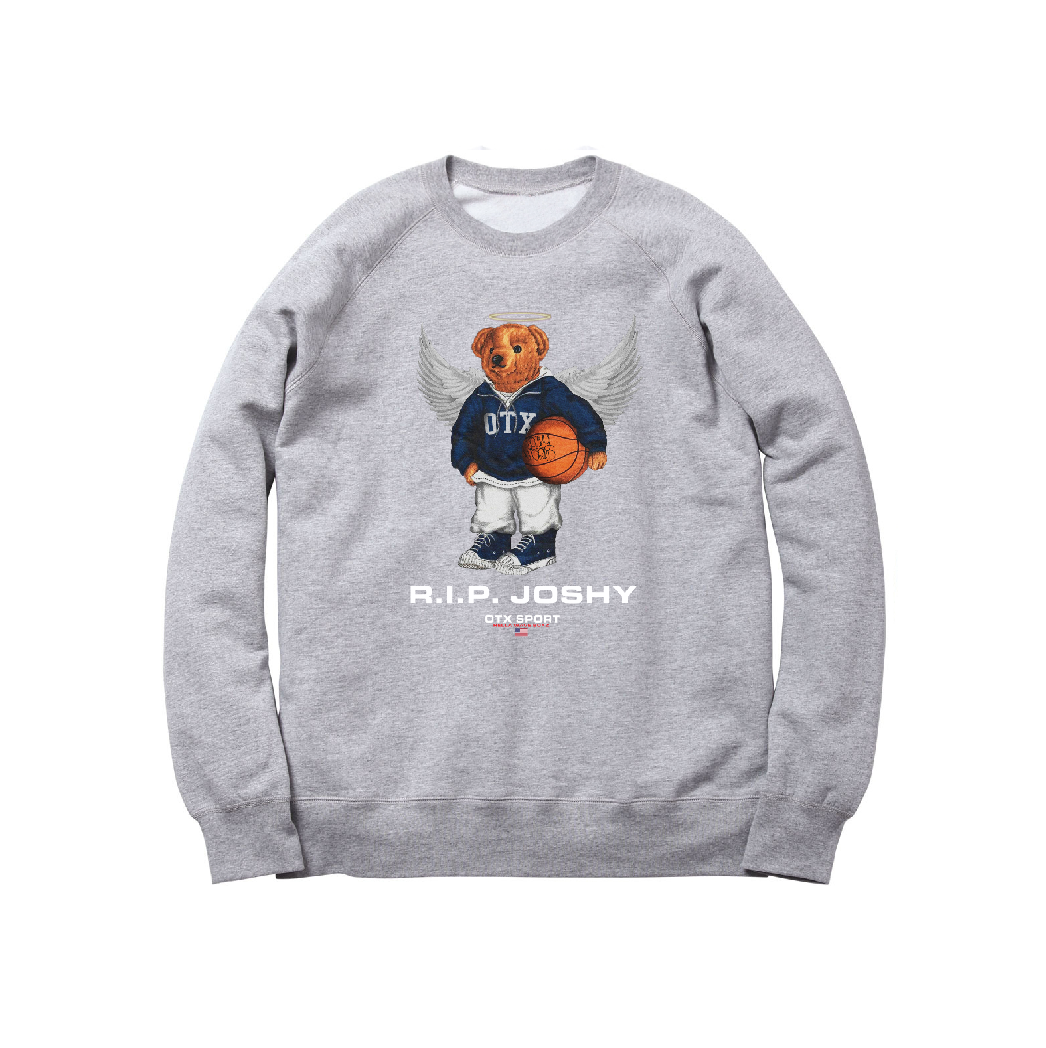 JOSHY CREWNECK SWEATSHIRT: HEATHER GREY