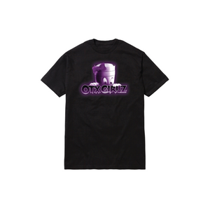 PEARL GHOST TEE: BLACK/PURPLE