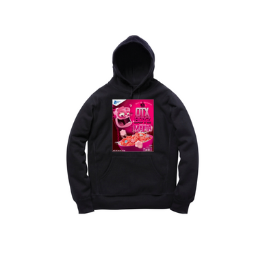 MINI FRANKY CEREAL TODDLER PULLOVER HOODY: BLACK