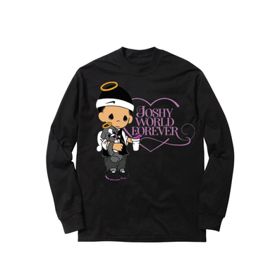 JOSHY FOREVER LONGSLEEVE TEE: BLACK
