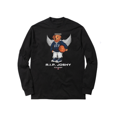 JOSHY LONG SLEEVE TEE: BLACK