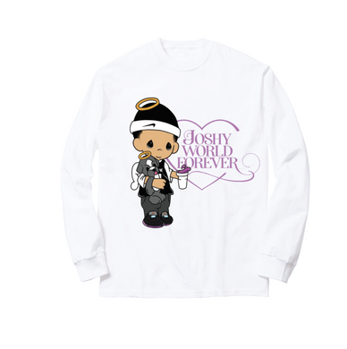 JOSHY FOREVER LONG SLEEVE TEE: WHITE